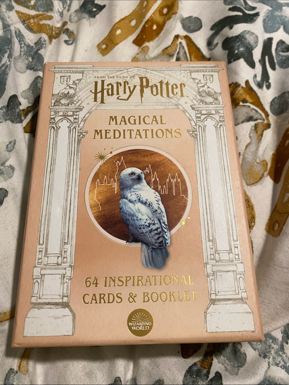 Warner Bros. Harry Potter Magical Meditations Card Deck - Rose Gold & White